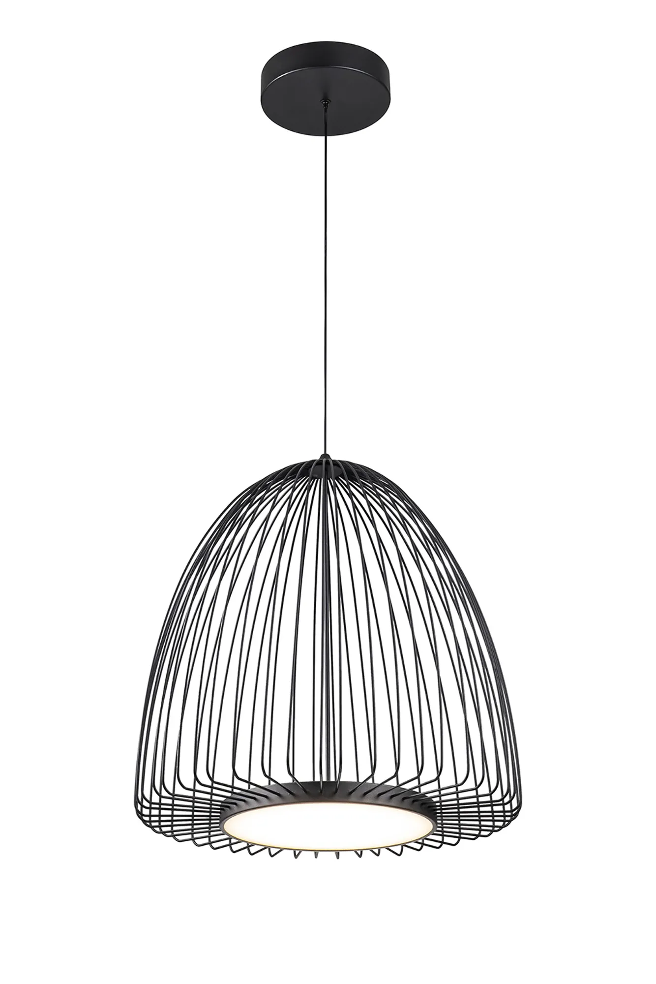 M9016  Smart 46cm Pendant 43W LED 3000K Sand Black